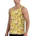 thumbnail image 2 of Xecao Funny Construction Vehicles Men's Tank Top Workout Quick Dry Sleeveless Gym Jogging Muscle Shirts Summer Swim Beach Tops, 2 of 9