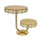 thumbnail image 5 of Soporte de exhibición para pastel Sunnimix de 2 niveles bandeja para servir dorado, 5 of 8