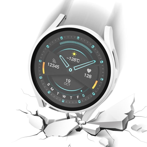 Fundas protectoras para reloj inteligente a prueba de golpes, marco de PC de vidrio templado, marco de PC, caja de vidrio templado, funda de vidrio para Galaxy Watch, diseño exquisito