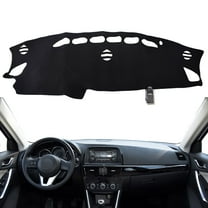 For Mazda CX-5 2012-2016 Black Leather Dashboard Cover Dash Mat Anti-Sun Pad