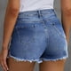 thumbnail image 1 of Pantalones Cortos Casuales Rasgados, Elegantes Pantalones Cortos De Mezclilla Con Dobladillo Deshilachado Lavable Con Cierre De Cremallera Para Actividades Al Aire Libre ANGGREK GF1711, 1 of 6