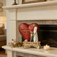 thumbnail image 4 of DefiDgd Vintage Rustic Wooden Heart Table Decor,2026 Happy Mother's Day Farmhouse Table Decoration for Wedding Mother's Day Holiday Party Gift Photo Props(C), 4 of 6