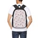 thumbnail image 4 of Balery Cute Bow Tie Mochila para hombre y mujer - Tela Oxford 600D resistente - Gran capacidad, resistente al agua, ideal para la escuela, viajes y senderismo, 4 of 6
