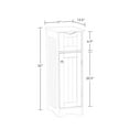 thumbnail image 3 of Armoire mince avec tiroir Ashland - Blanc, 3 of 9