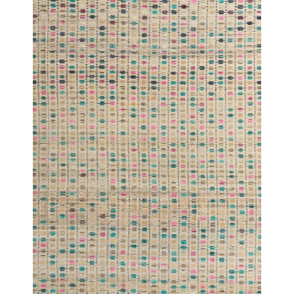 Ahgly Company Machine Washable Indoor Rectangle Abstract Camel Brown Area Rugs, 8' x 12'