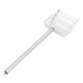 thumbnail image 1 of Metal Cat Litter Scoop, Long Handle Design, Rustproof and Sturdy, Efficient Particle Separation, Versatile Cleaning Tool for Pet Feces, Made with 304 Stainless Steel, Hygienic, 1 of 7