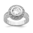 thumbnail image 1 of 925 Sterling Silver Cubic Zirconia Cz Ring, 1 of 6