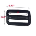 thumbnail image 2 of MTP ® Triglides Webbing Slides 2" (5cm) Tri Glides Black Plastic Adjuster Fastener, 2 of 3