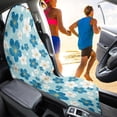thumbnail image 3 of XYZCANDO Cherry Blossoms Car Seat Towel Cover Anti-Sweat Design, Suitable for Truck Seat Van Bucket Seat, Car Seat Cover Protector Front Seats, for Vehicle Cars, 3 of 6