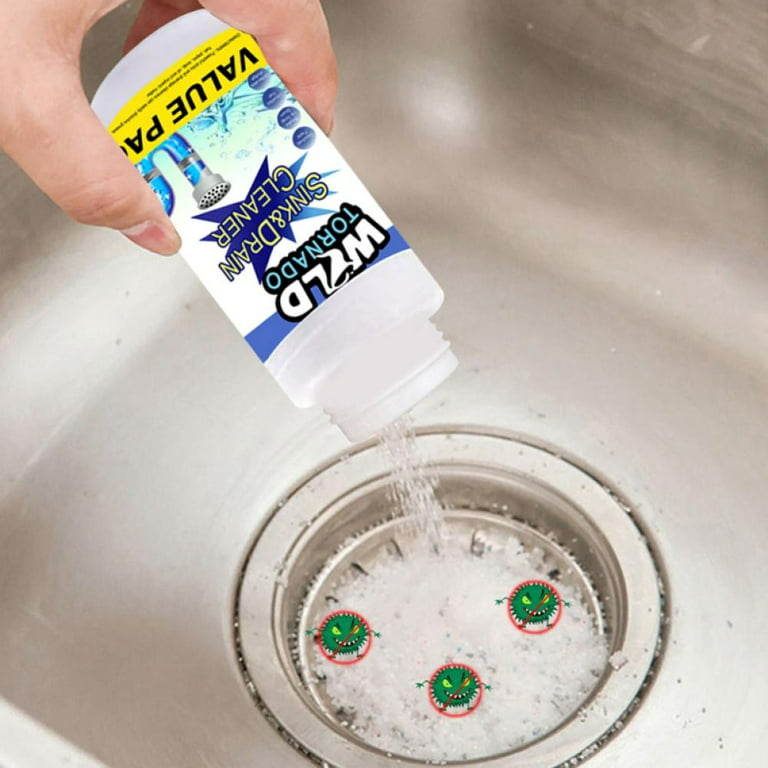 (Type) Powerful Sink Drain Cleaner Pipe Dredging Agent for Kitchen Sewer Brush Toilet Cleaning Tools