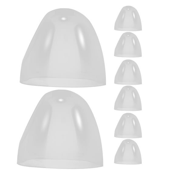 ELAYARD Bottle Dome Caps Bottle Replacement Caps Wide Mouth Dome Lids for Milk Breastmilk Containers Feeding Bottles 8Pcs(2.36X2.36X2.24in)