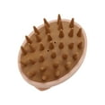 thumbnail image 1 of Ofertas Únicas 1 Pc Cepillo de Masaje para el Cabello con Mango Corto para Masaje de Cabeza 3.62"x2.95"x2.95" Rosa Marrón, 1 of 6