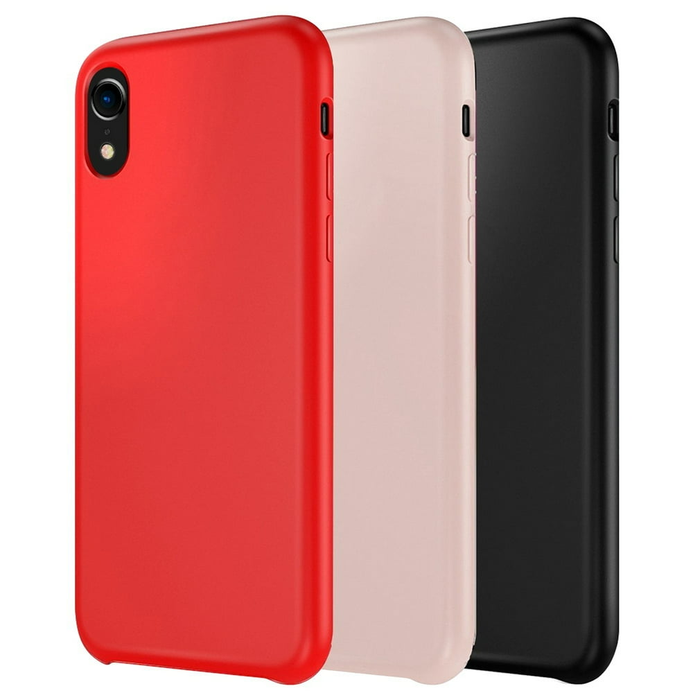 Iphone XR The Simplemade Liquid Silicone Back Cover Case