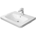 thumbnail image 1 of Duravit 232065-1Hole Durastyle 26" Ceramic Vanity Top - White with WonderGliss / Glazed, 1 of 2