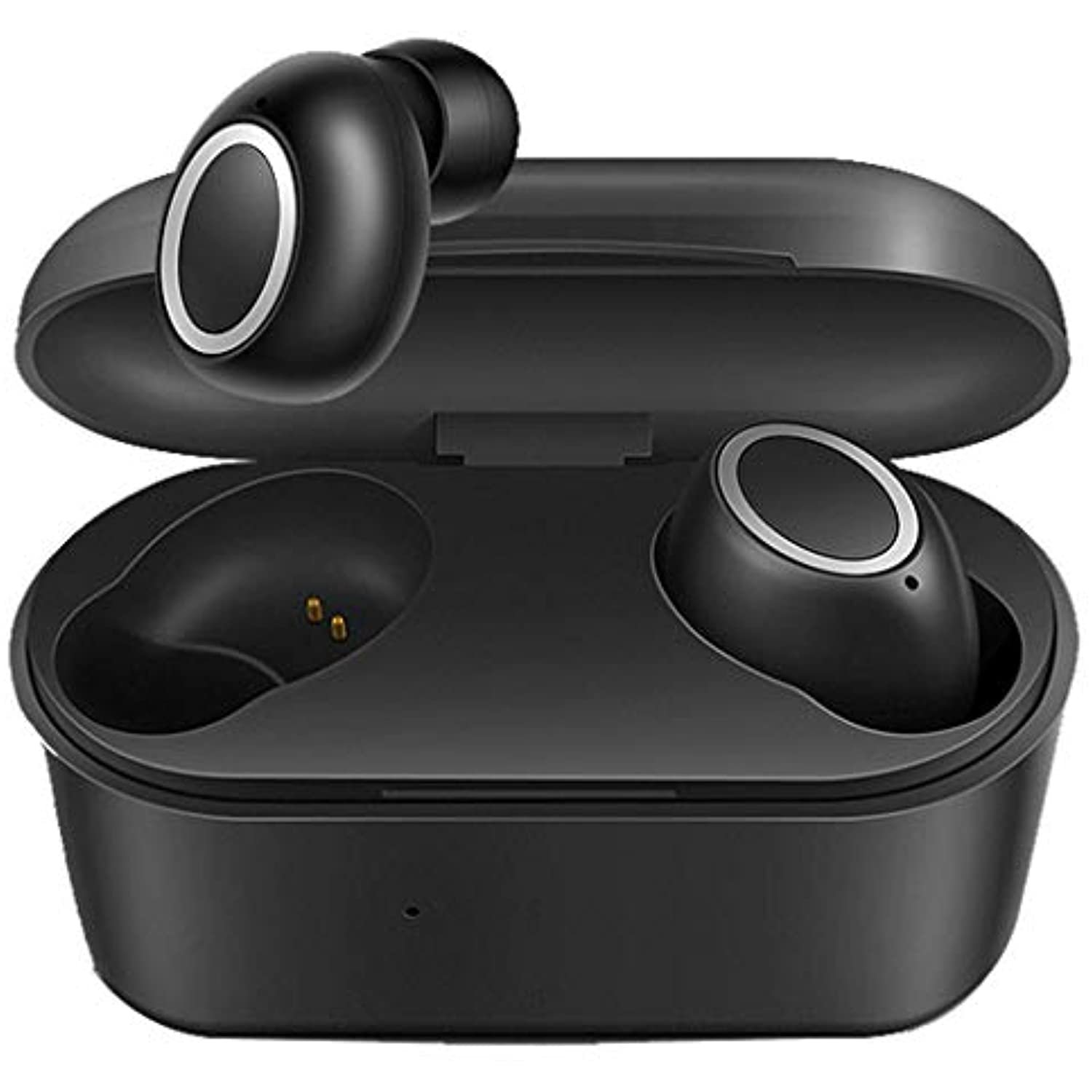 Mimei Bluetooth 5 0 Wireless Earbuds Anti Sweat Earplugs Gym Running Tws Stereo Headphones In Ear Noise Cancelling Headset Premium Sound With Mic Deep Bass For Sport Earphones Android D015 Black Walmart Canada