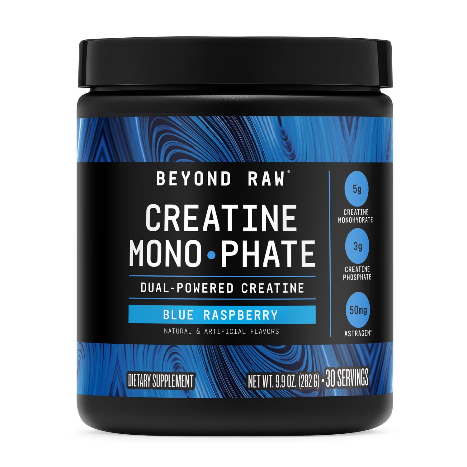 GNC Beyond Raw Creatine Monophate, Blue Raspberry, 9.9 oz, 30 Servings