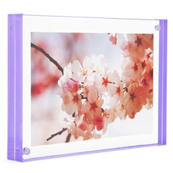 The original acrylic MAGNET FRAME with Lavender Edge by Canetti - 2.5x3.5