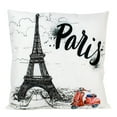 thumbnail image 1 of Paris France | Adventure Time | Pillow Cover | Wander Lust | Throw Pillow | 12 x 18 Pillow | Happy Birthday | Gift for Friend | Gift Idea, 1 of 3