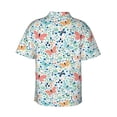 thumbnail image 3 of Picia Butterflies Gentle Cotton Regular Fit Short Sleeve Casual Hawaiian Shirt for Men-XX-Large, 3 of 9