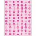 thumbnail image 2 of Well Woven Apollo Split Dot Modern Pink Flat Pile Easy to Clean 9'10" x 13' Area Rug for Living Room Dining Room Bedroom and Kitchen, 2 of 6