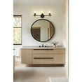 thumbnail image 3 of Z-Lite Belle 3 Light Vanity in Matte Black color, Steel frame, 3 of 8