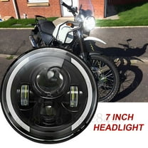 For Royal Enfield Himalayan 2018-2022 7" inch LED Projector Headlight Halo DRL