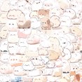 thumbnail image 1 of 100PCS Original Cute Cate Bears Snack Pegatinas De Cuenta De Mano De Tamaño Pequeño Para Equipaje , Funda Para Teléfono , Portátil , Para Regalo Para Niños, 1 of 4