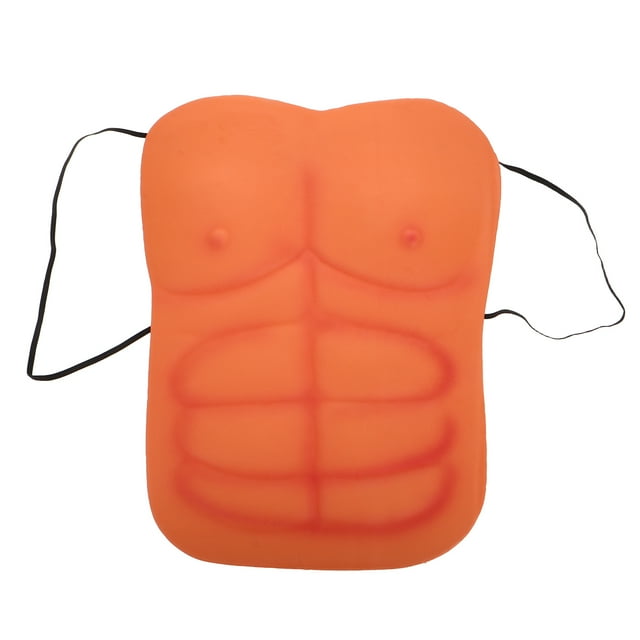 Traje de músculos falsos realista para hombre, disfraz de cosplay, accesorio de fiesta, piel de músculo de pecho de EVA, accesorio para mascarada de Halloween