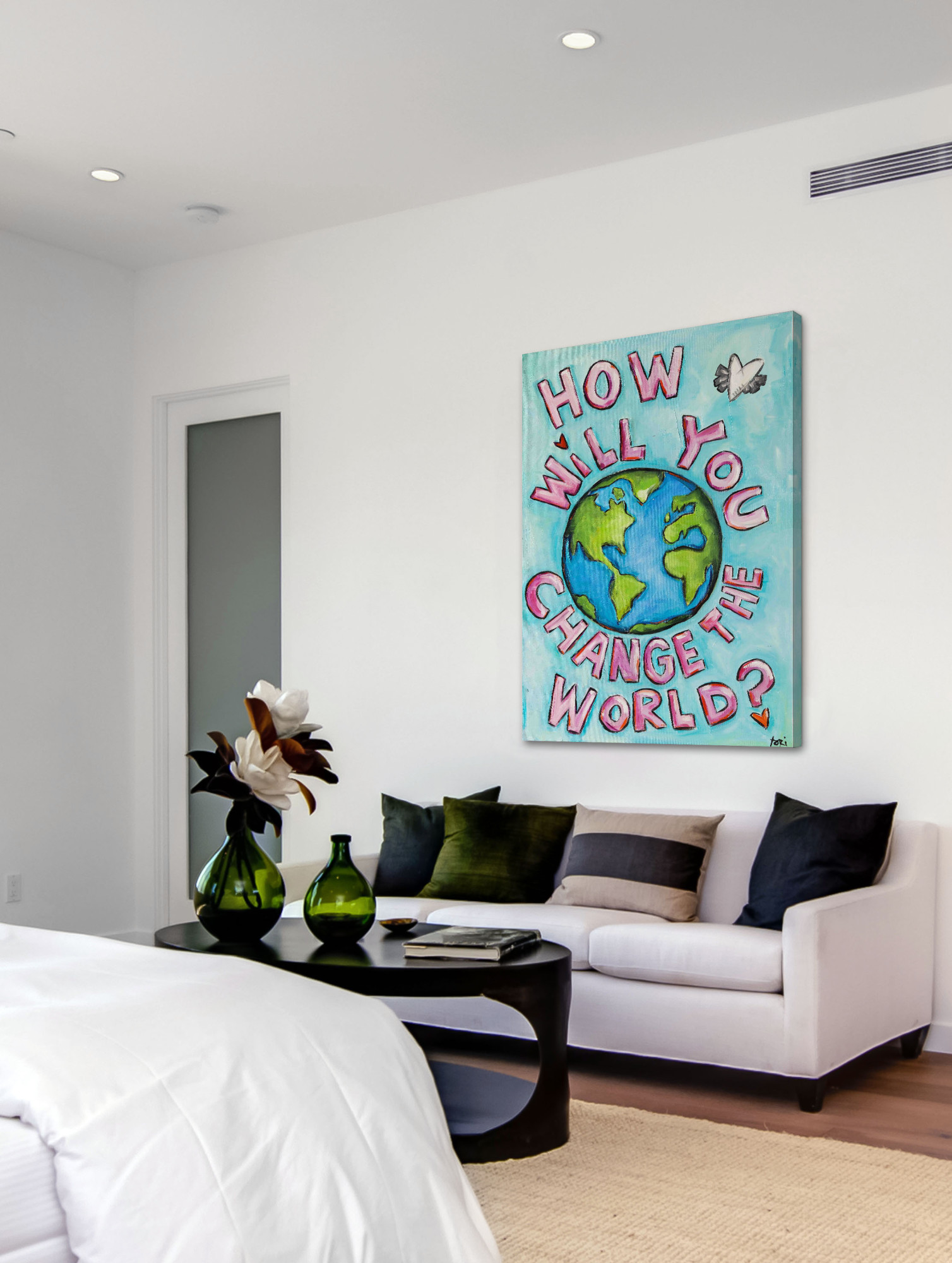 Marmont Hill "How Will You" by Tori Campisi Painting Print on Canvas