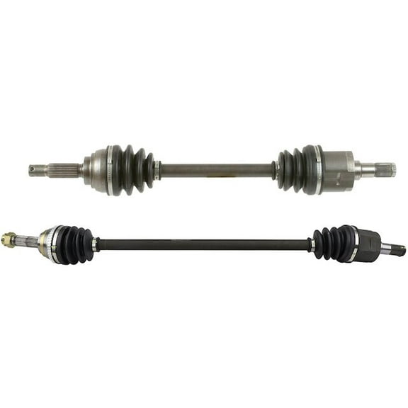 Front CV Axle Shaft Set of 2 - Compatible with 2000 - 2005 Hyundai Accent with Automatic Transmission 2001 2002 2003 2004