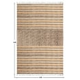 thumbnail image 3 of Casavani - 2'x3' Area Rugs for Kitchen and Study Room Handblock Printed Beige Cotton Dhurrie, 3 of 5