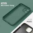 thumbnail image 2 of iPhone 11 Case, Phone Case iPhone 11, Soft Silicone Gel Cute Heart Design Shockproof Protective Bumper Drop Protection Girls Women Boys Men iPhone 11 6.1" 2019 Cover, Deep Green, 2 of 14