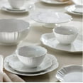 thumbnail image 5 of Lenox Eldridge 12-Piece Dinnerware Set, White Ceramic Porcelain, Service for 4, 5 of 6