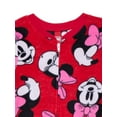 thumbnail image 2 of Minnie Mouse Toddler Girls' One Piece Sleeper with Long Sleeves, Sizes 2T-5T, 2 of 3