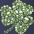 thumbnail image 3 of CafePress - Shamrock Skull St Patricks Day Long Sleeve Dark T - Long Sleeve Dark T-Shirt, 3 of 4