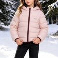 thumbnail image 7 of yillto Winter Puffer Jacket for Boys Girls Lightweight Full Zipper Long Sleeve Hooded Jacket Trendy Toddler Kids Coat, 7 of 7
