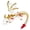 3.white-gold-red, variant on 3D Printed Dragon with Wings, 16.5" Articulated Crystal Dragon ,3D Printed Animals ,Home Office Executive Desktop Birthday Decorations