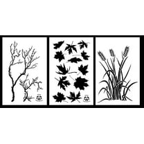 3Pack! Spray Paint Camouflage Camo Stencils Jon Boat ATV 14" Branch Maple Wheat