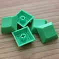 thumbnail image 3 of 12pcs / Set PBT DSA impresas en de 7,42 mm para mecáco para juegos, . Verde shamjiam Teclas DSA, 3 of 4