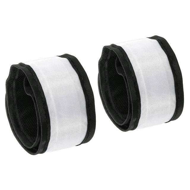 Unique Bargains Bracelet LED, Lot de 2 Bracelets Lumineux LED, Blanc, G