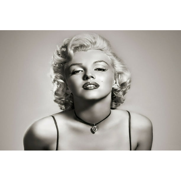 Einde dubbel jaloezie Marilyn Monroe - CANVAS OR FINE PRINT WALL ART - Walmart.com