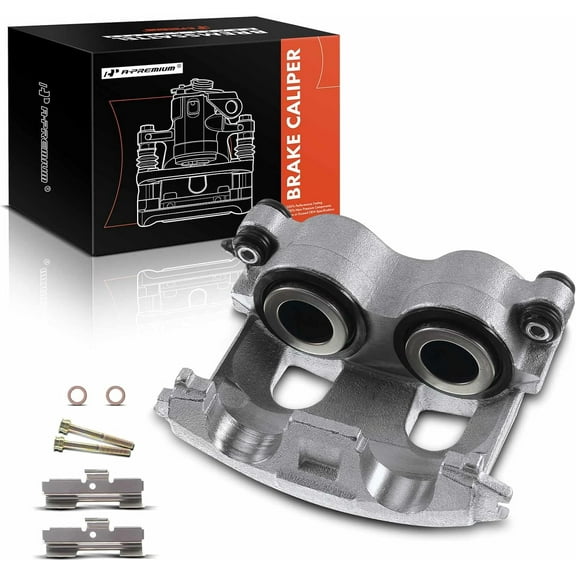A-Premium Brake Caliper Assembly Replacement for Ford F-250 E-150 E-450 Super Duty E-250 Econoline 1997-2007 Front Passenger Side