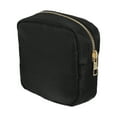thumbnail image 1 of Bolsa de Maquillaje Mini de Nylon Impermeable Unique Bargains para Viaje, Monedero, Organizador de Servilletas Negro, 1 of 7