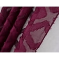 thumbnail image 5 of Olivia Gray Ariana Clipped Doily 38 x 84 in. Single Grommet Curtain Panel in Burgundy, 5 of 7