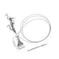 thumbnail image 2 of ETHZZLE 2Set Plated Silver Wire Picture Hanging Kit with Hooks Heavy Duty Frame and Mirror Mounting, 2 of 8