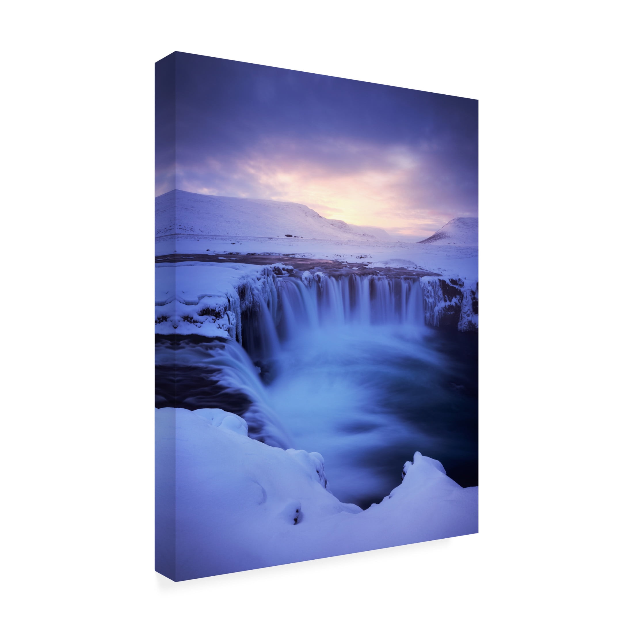 Canvas Wall Art - Daniel Gastager 'Winter Magic' Wall Art for Living Room, Bedroom, or Office D?cor by Trademark Fine Art - 14 x 19 Inches