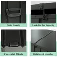 thumbnail image 5 of Mondawe 200 Gallon Metal Outdoor Storage Box Deck Cabinet for Patio Organization，Gray, 5 of 9