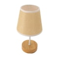 thumbnail image 1 of LED Desk Lamp, Linen Fabric Shade USB Rechargeable 1600mAh Battery 280 Luminous Bedside Table Lamp  for Bedroom for Working, 1 of 7