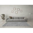 thumbnail image 3 of Ahgly Company Indoor Round Solid Gray Modern Area Rugs, 7' Round, 3 of 4