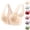 19# Complexion, variant on Posy Bra for Seniors Front Closure No Underwire Seamless Fall Comfy Breathable Bras for Older Women Push Up Bralettes Complexion 44